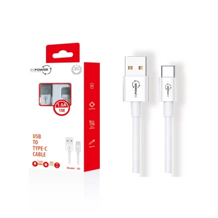 USB TO TYPE- C CABLE D2 1MT REPOWER