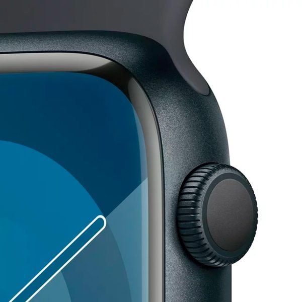Apple Watch Series 9 GPS 45mm Midnight Aluminum Case with Midnight Sport Band - M_L - immagine 2