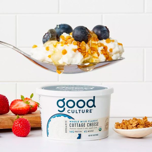 Good Culture Organic Whole Milk Classic Cottage Cheese - 16oz - immagine 2