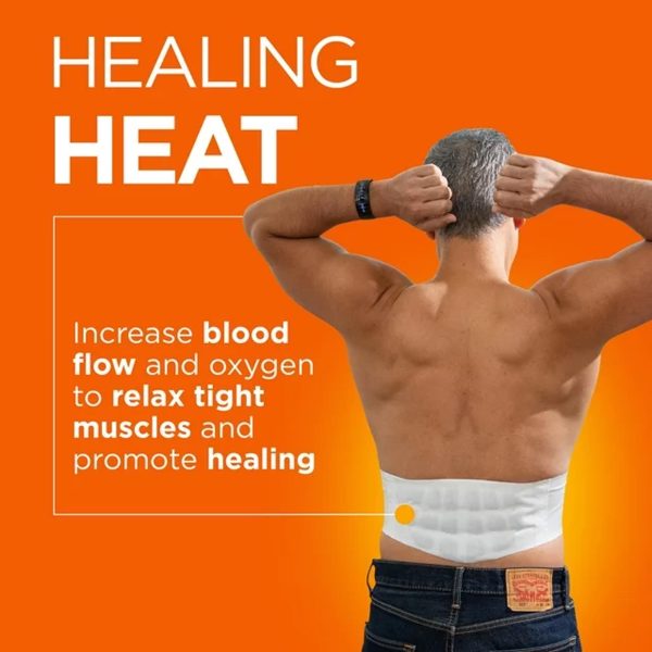 ThermaCare Lower Back & Hip Large_X-Large Pain Relief Heat Wraps, 3 Ct - immagine 2