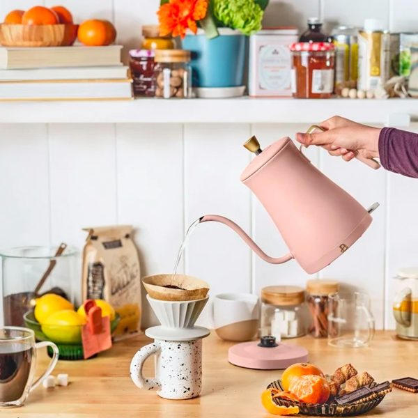 Beautiful 1-Liter Electric Gooseneck Kettle 1200 W, Rose by Drew Barrymore - immagine 2