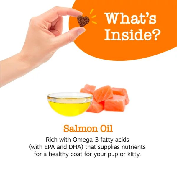 Zesty Paws Pure Wild Alaskan Salmon Oil Liquid Food Supplement for Dogs or Cats, 8 fl oz, Skin Care - immagine 2