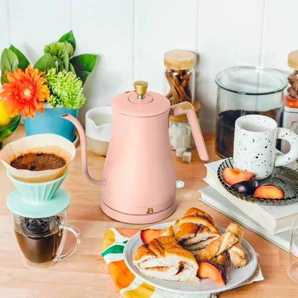 Beautiful 1-Liter Electric Gooseneck Kettle 1200 W, Rose by Drew Barrymore - immagine 3