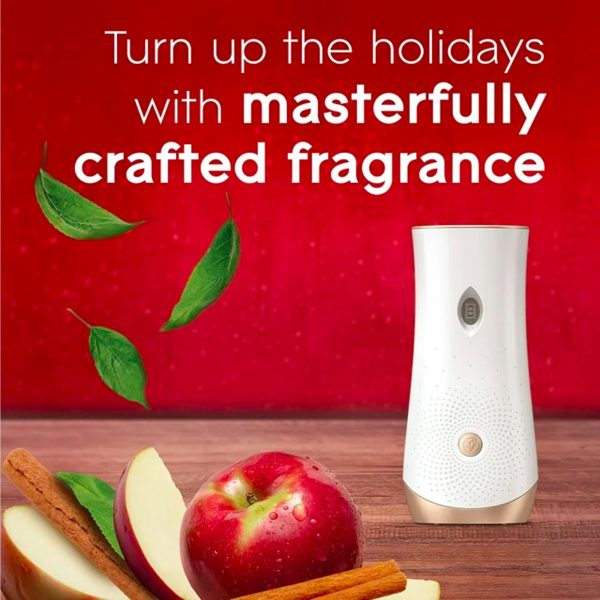 Glade Automatic Spray Refill, Air Freshener, Autumn Spiced Apple, 2 Refills, 6.2 oz Each - immagine 2
