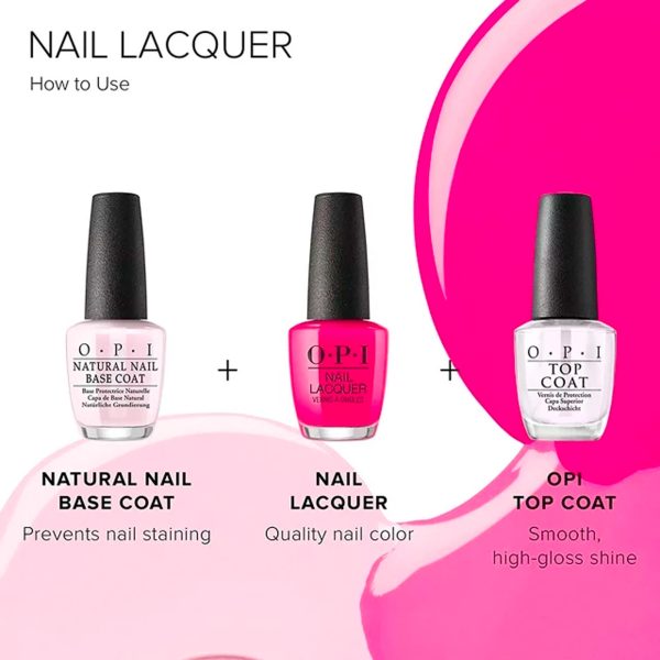 OPI Nail Lacquer, Cajun Shrimp, Nail Polish, 0.5 fl oz - immagine 4