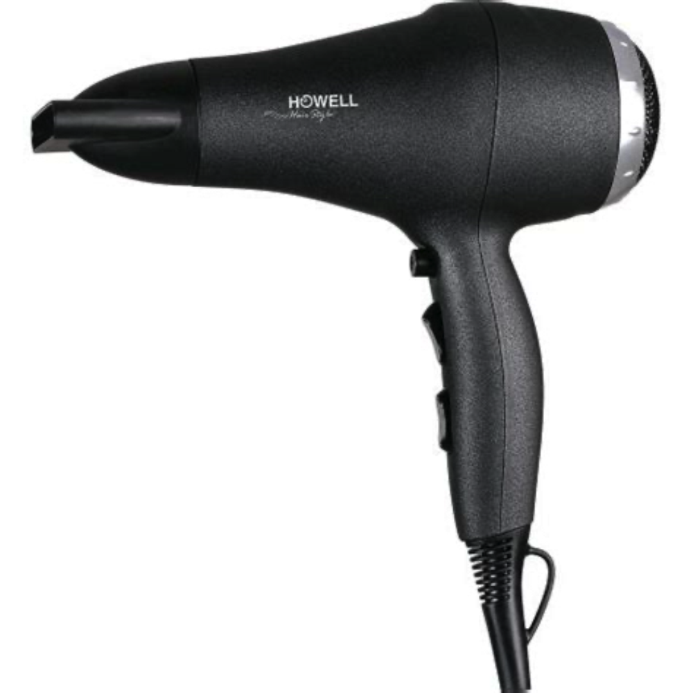 ASCIUGACAPELLI PROFESSIONALE HOWELL 2000W BLACK