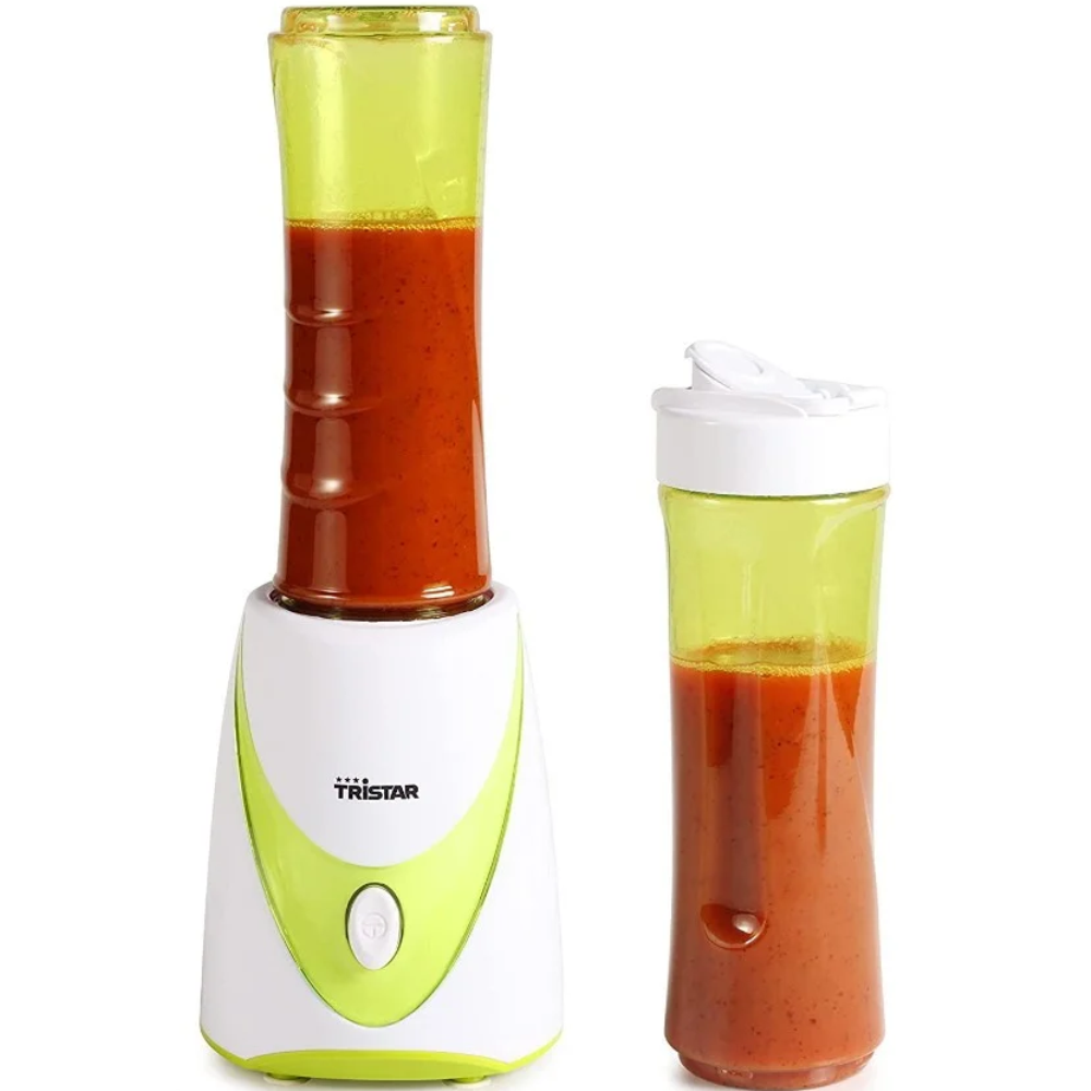 FRULLATORE TRISTAR BL-4435 BLENDER 500ML 250W WHITE/GREEN - immagine 2