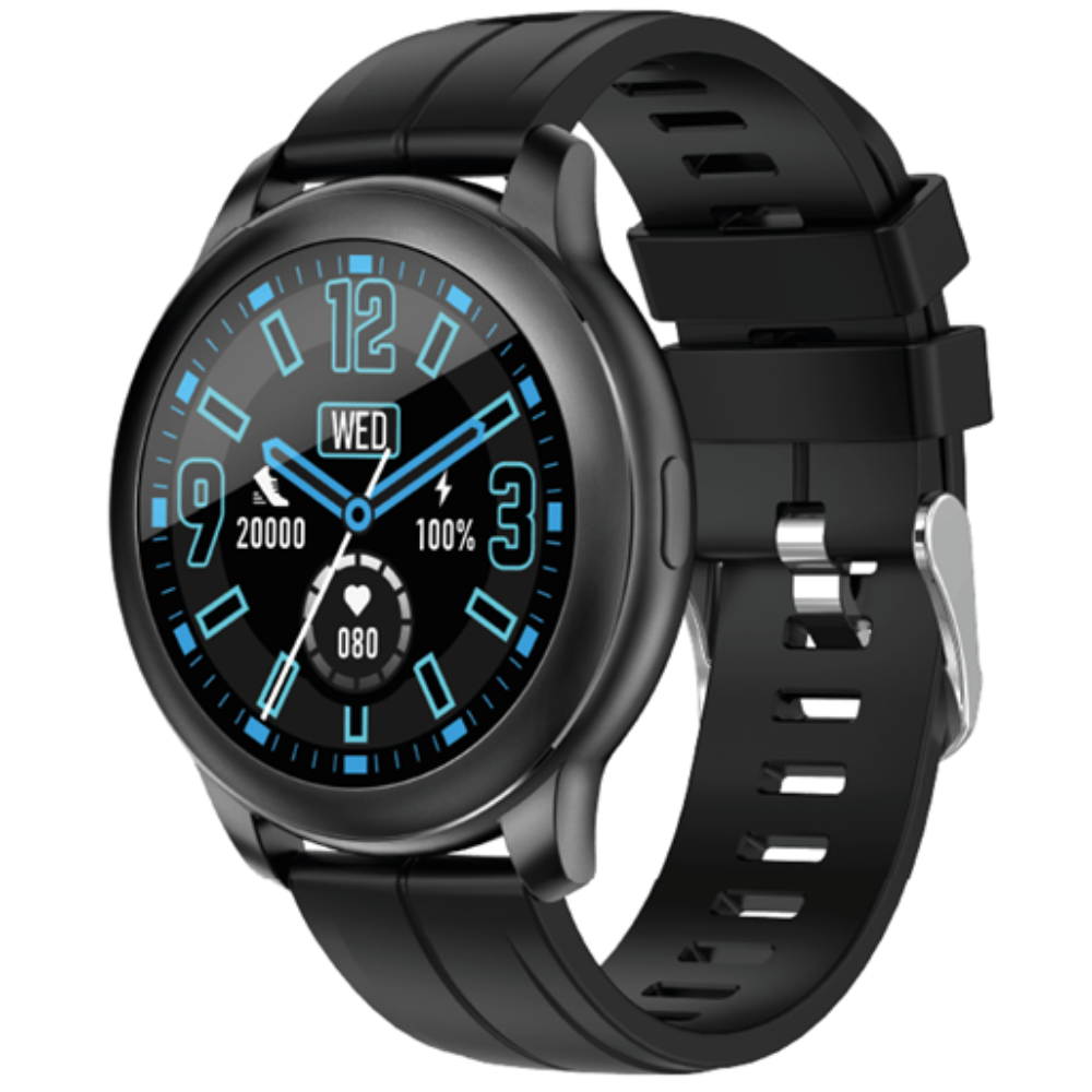 SMARTWATCH SGS ROUND BLACK