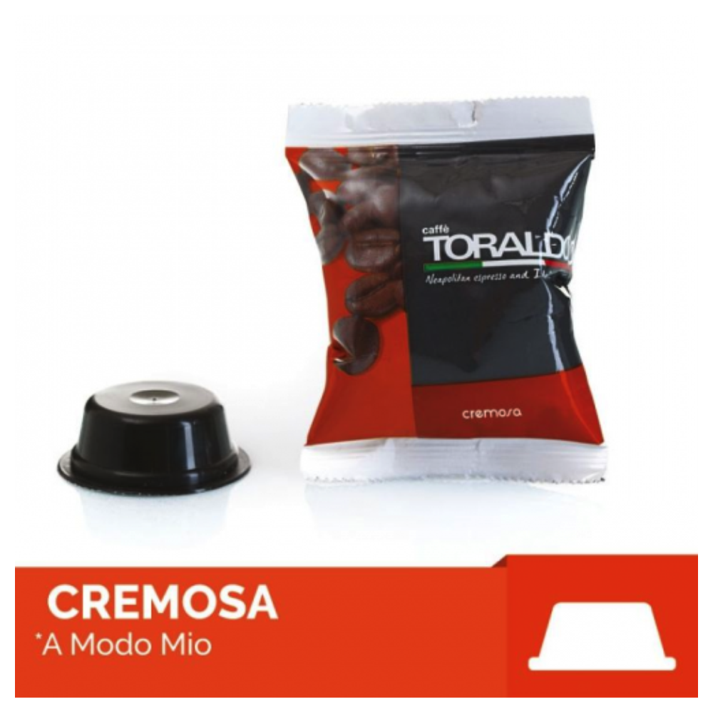 CAPSULE CAFFE' TORALDO CREMOSO COMPATIBILE A MODO MIO 100PZ